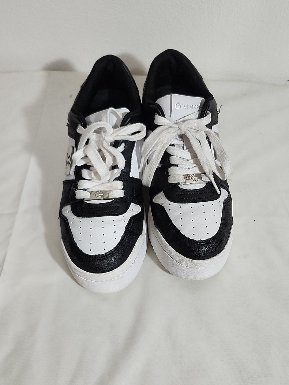 Guess Black and White Low-Top Sneakers
